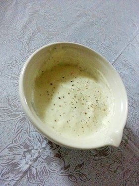 簡単手作り☆シーザーサラダドレッシング