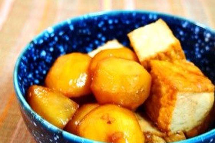 簡単 じゃがいもと厚揚げのこっくり煮 レシピ 作り方 By ポニョとジジ クックパッド 簡単おいしいみんなのレシピが364万品