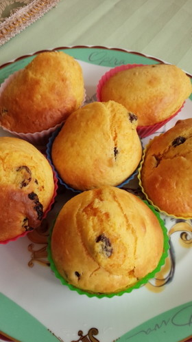 ホットケーキミックスで人参マフィン