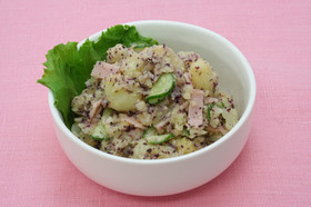 赤しそ風味のポテトサラダ