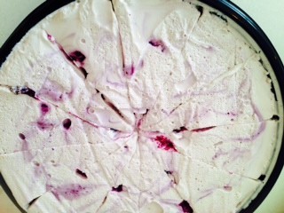 豆乳のブルーベリーレアチーズケーキの画像
