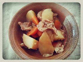 水無しで*こっくりな肉じゃが