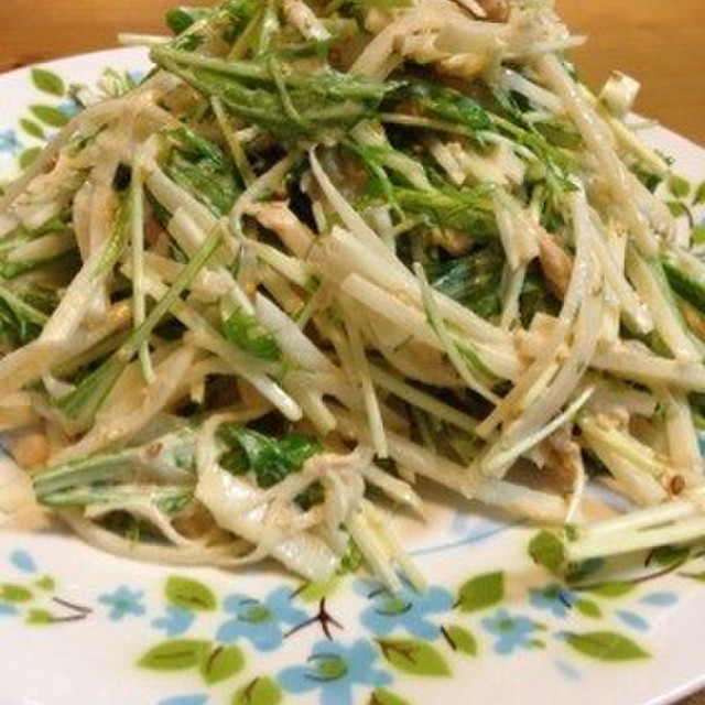 大根と水菜とツナの簡単サラダ レシピ 作り方 By Takomom クックパッド