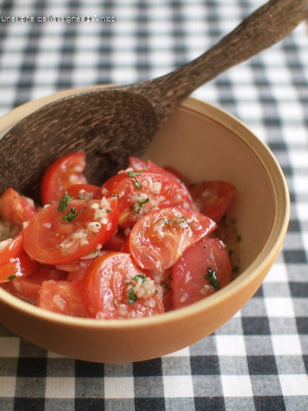 トマトだけサラダ。の画像