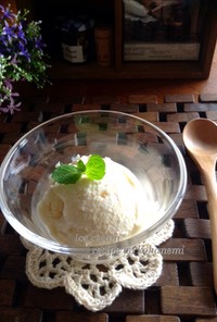 材料2つ♫簡単メイプルアイスクリーム