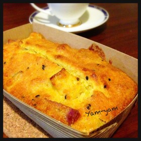 激しっとりサツマイモのパウンドケーキ*