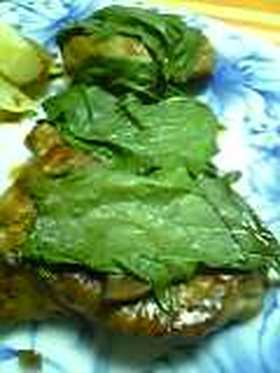 大葉にんにく醤油でつくる豚のソテー