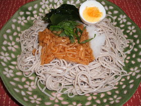 なめたけ★おろし蕎麦
