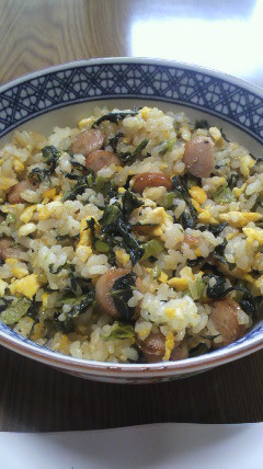 和風★からし菜の炒飯