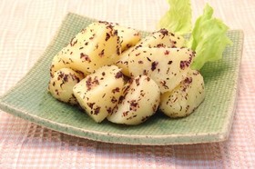 じゃがいもと赤しそのサラダ