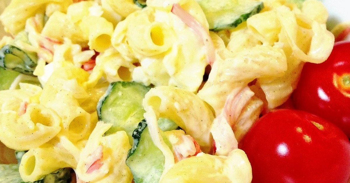 カニカマ入り マカロニサラダ レシピ 作り方 By あーみんみん クックパッド 簡単おいしいみんなのレシピが353万品