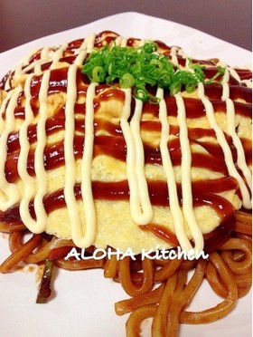 簡単!焼きそばアレンジ!オムソバ!