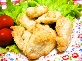 ムネ肉deパサつかない塩から揚げ