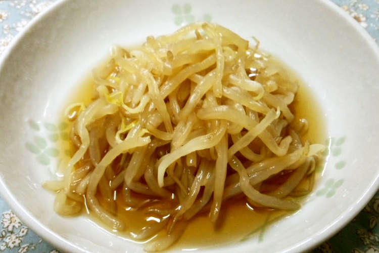 簡単 低カロリーで旨いもやしおひたし レシピ 作り方 By ちょこ クックパッド 簡単おいしいみんなのレシピが352万品