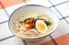 冷やし豚キムチそうめん
