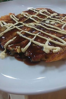 ☆リメイク☆鍋のあまりDEお好み焼き!
