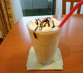 スタバ風バナナ&チョコフラペチーノ❤再現