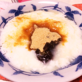 便秘解消確実!ホットヨーグルト小豆のせ♡