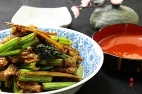 若ごぼうの甜麺醤炒め。簡単・下茹でなし!