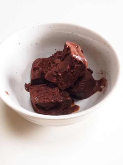 簡単＆超低カロリー豆乳チョコアイスの写真