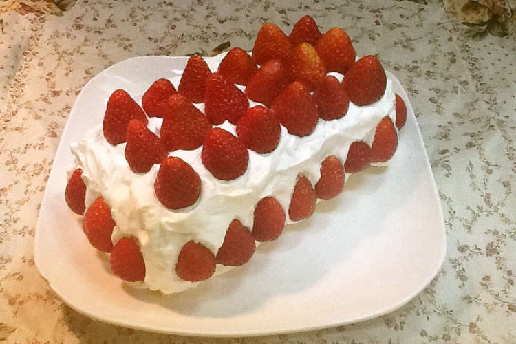 糖質制限 大豆粉で苺ショートケーキ レシピ 作り方 By おかしなまちおか クックパッド 簡単おいしいみんなのレシピが350万品