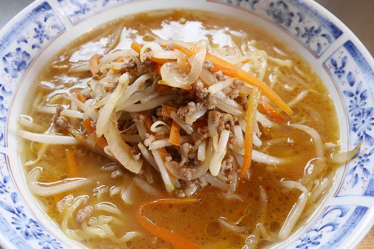 簡単 野菜たっぷり もやし味噌ラーメン レシピ 作り方 By Ogamonja クックパッド 簡単おいしいみんなのレシピが366万品