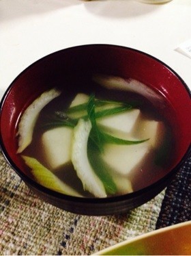 セロリと豆腐の中華スープ☆の画像