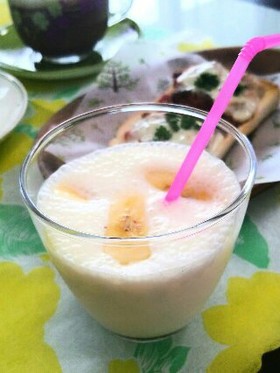 バニラアイスで☆朝食に簡単バナナジュース