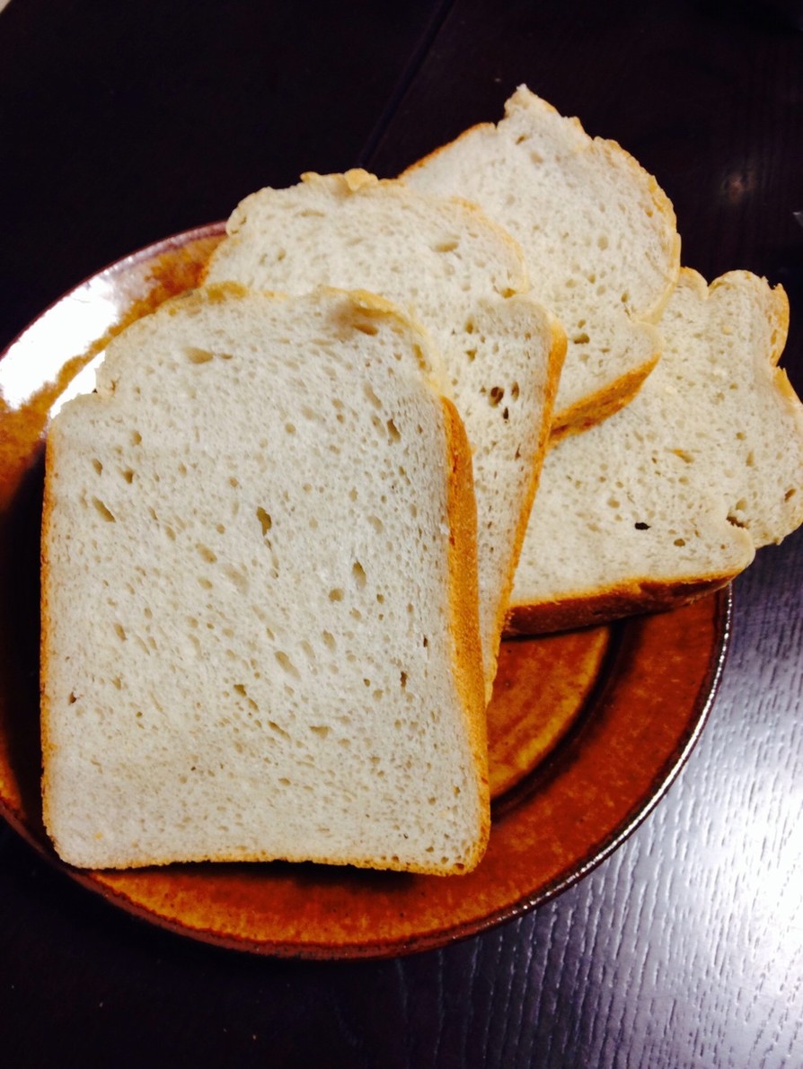 HBで作る蕎麦粉食パン美味しいよ❗️の画像