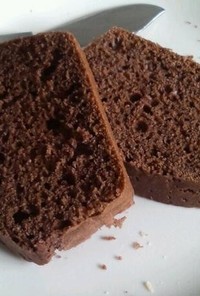 サラダ油使用　ココア・ラムパウンドケーキ