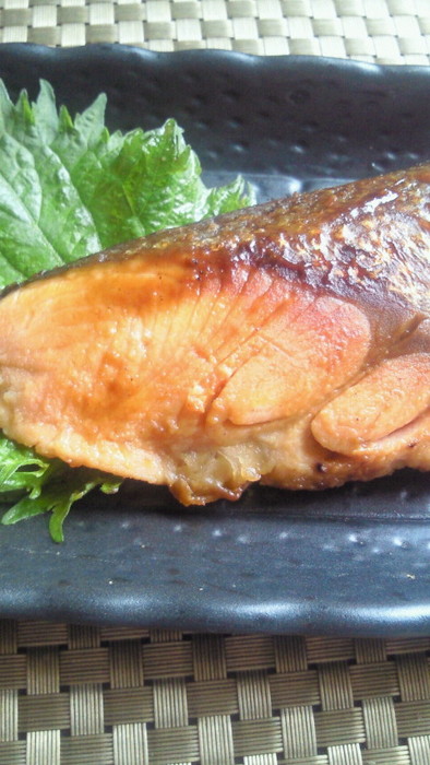 鮭の味噌漬け(^皿^)の写真