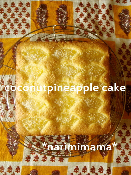 ココナッツミルク☆パインケーキの画像