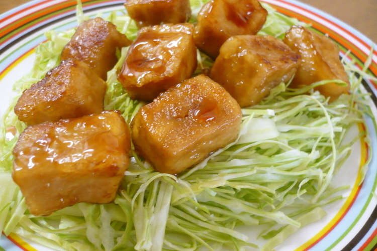 子供に高野豆腐を 甘辛照り焼き レシピ 作り方 By キッチンひろば クックパッド 簡単おいしいみんなのレシピが376万品