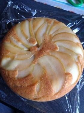 炊飯器でりんごのケーキの画像