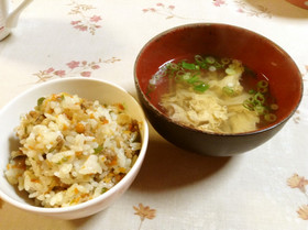 絶品。中華風混ぜご飯
