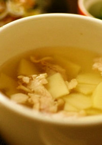 筍と豚肉の中華スープ