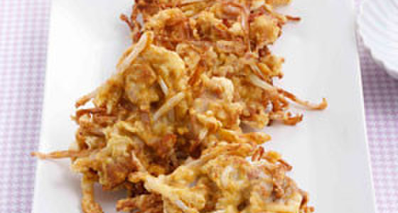 もやしと豚こまのカレー風味かき揚げ by サントリー金麦 【クックパッド】 簡単おいしいみんなのレシピが355万品