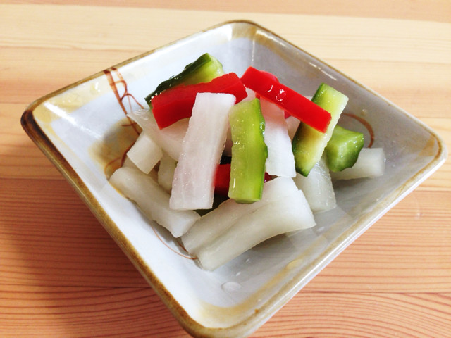 お弁当に！作り置き野菜のピクルスの画像