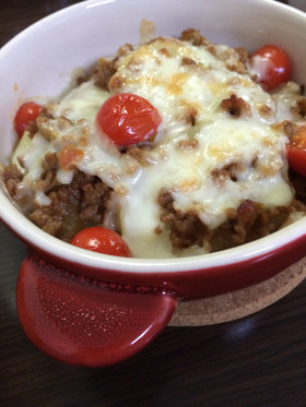 簡単!豚挽肉とポテトの和風グラタン