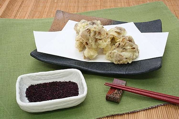 まいたけ天ぷら 赤しそ風味 つけ塩タイプ レシピ 作り方 By 三島食品 クックパッド 簡単おいしいみんなのレシピが359万品