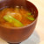 新玉ねぎto絹さやの味噌汁
