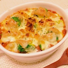 リメイク☆ハヤシライスマッシュポテト焼き