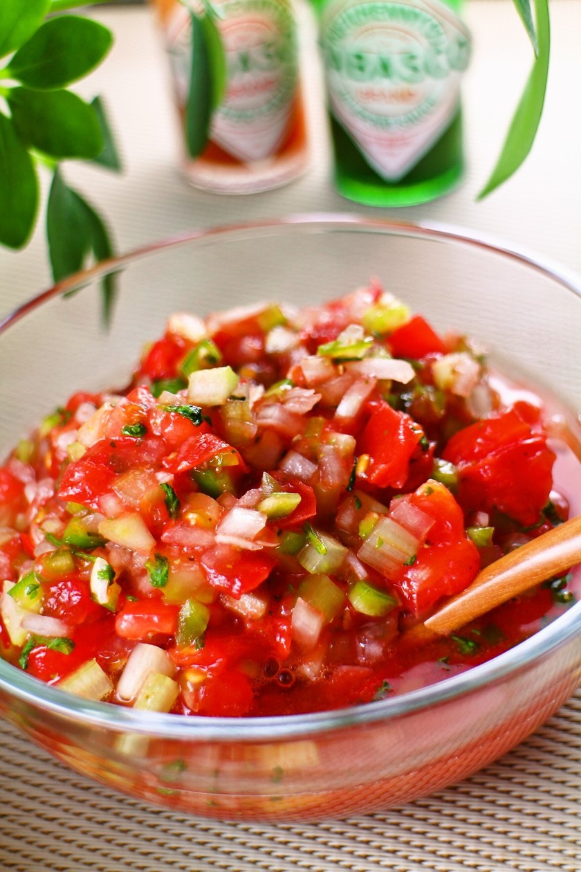 簡単メキシカン☆自家製フレッシュサルサ by めかまはぉ 【クックパッド】 簡単おいしいみんなのレシピが358万品