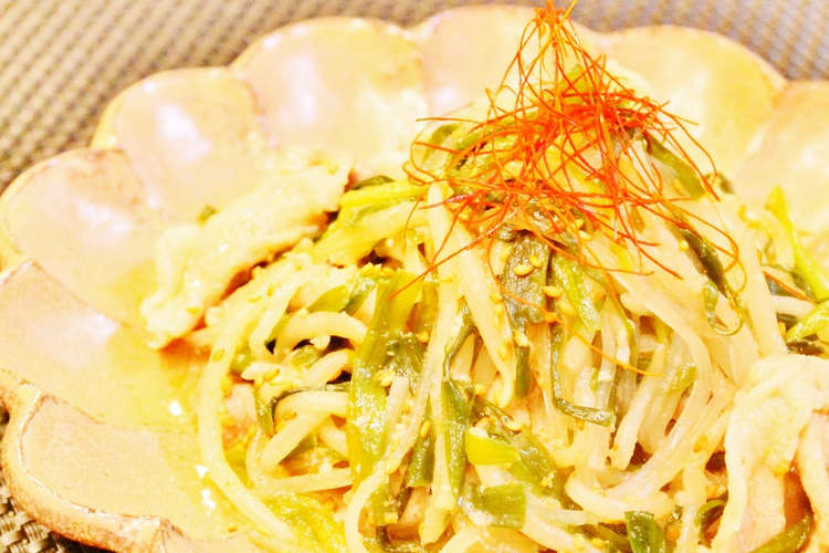 レンジで簡単 豚肉とニラもやし速攻煮 レシピ 作り方 By Dellaたん クックパッド 簡単おいしいみんなのレシピが372万品
