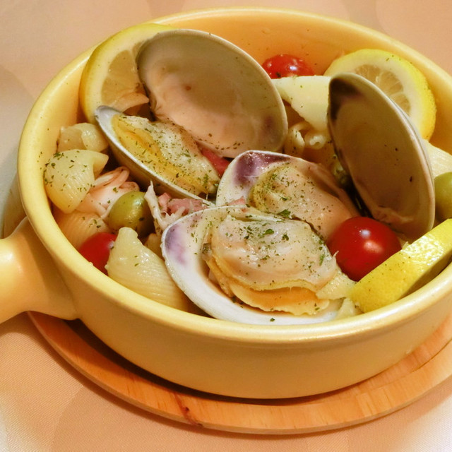 自宅で外食気分 貝と貝殻型のパスタ レシピ 作り方 By 綾音 クックパッド