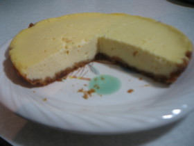 炊飯器で低カロチーズケーキ
