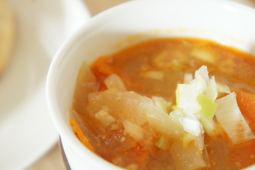 ピリ辛根菜スープ♪の画像