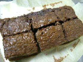 ノンオイル☆ココアバナナケーキ