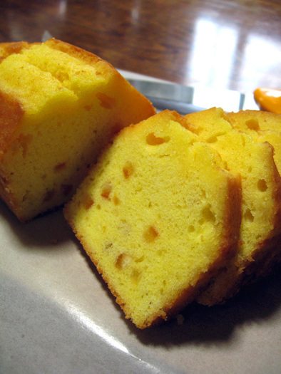 * オレンジのバターケーキ *の写真