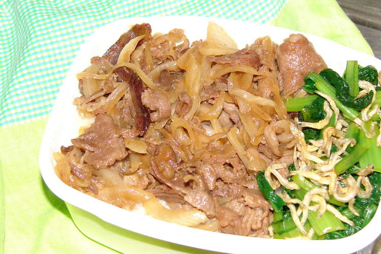 あまから こてっ牛丼弁当 レシピ 作り方 By Jilly クックパッド 簡単おいしいみんなのレシピが361万品